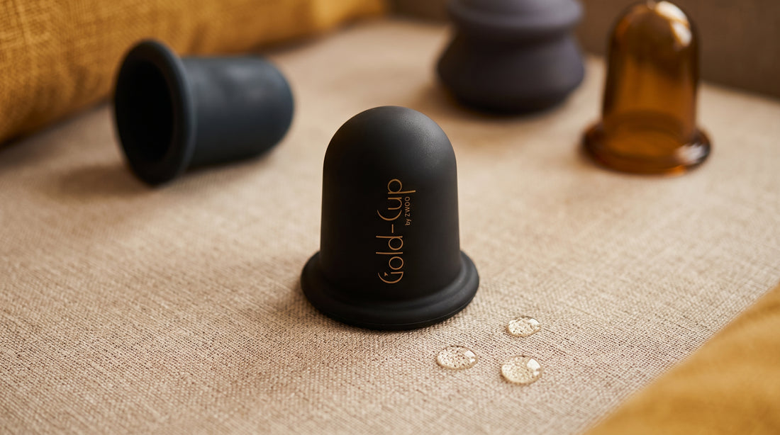 Coppetta anticellulite Gold-Cup XWOOX in silicone a confronto con altre tipologie di coppette su superficie naturale