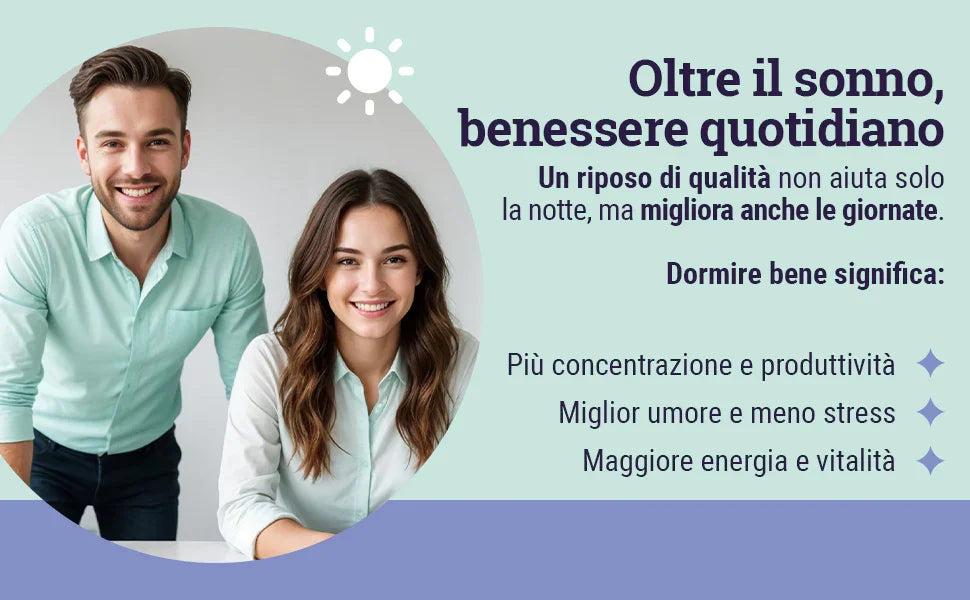 Buon Riposo XWOOX: benessere oltre il sonno con più concentrazione, energia e umore positivo